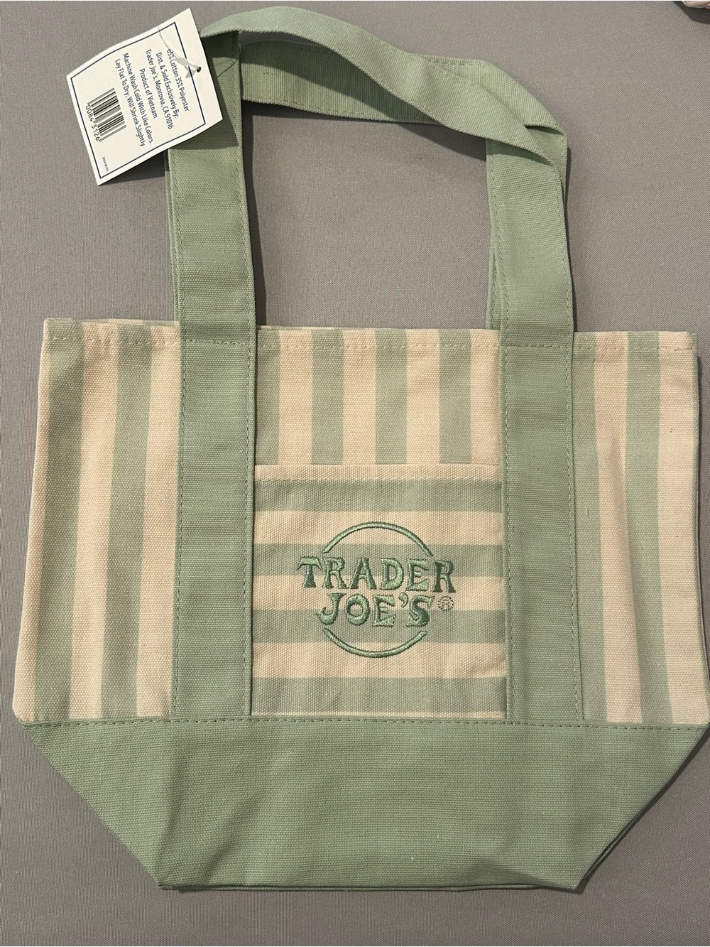 NEW Trader Joe’s Summer Mini Tote Bag - MINT (ONE)